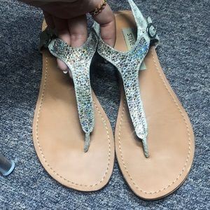 Steve Madden Crystal Sandals